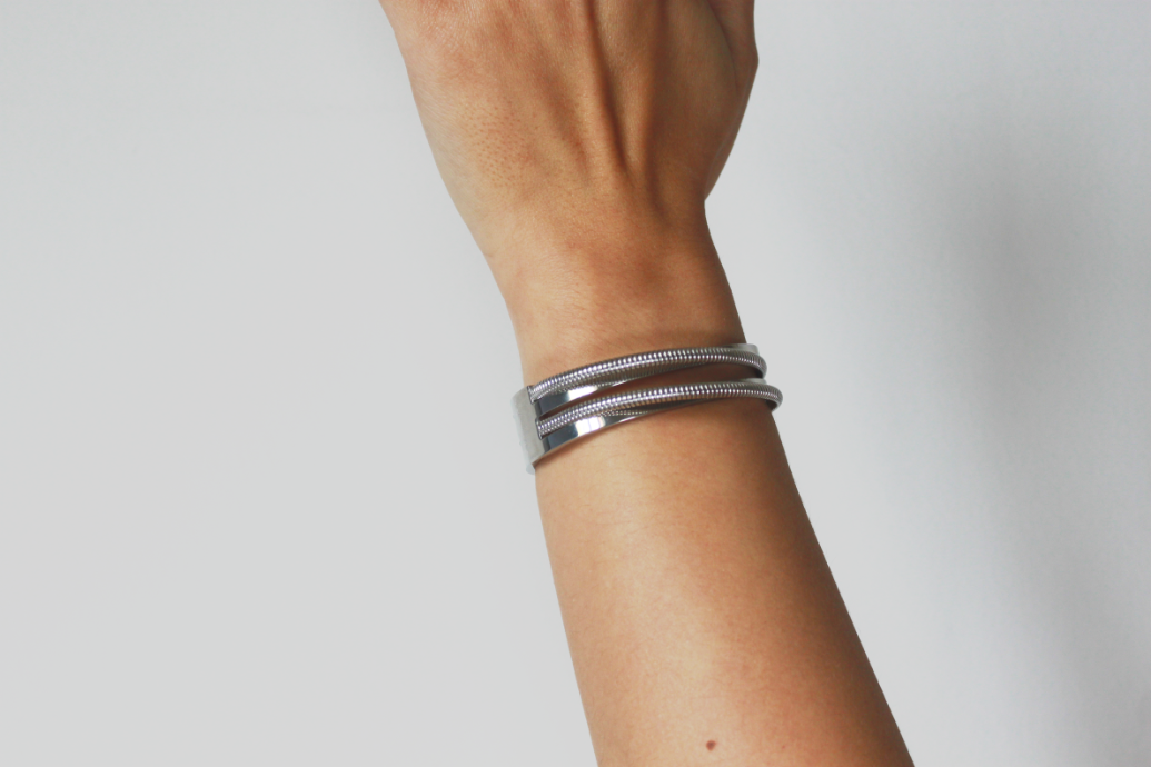 JOANA D'ARC Pulseira prateada