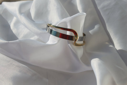 CARISMA Pulseira dourada e prateada